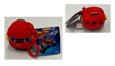 Blaze en de Monsterwielen pluche sleuterhanger