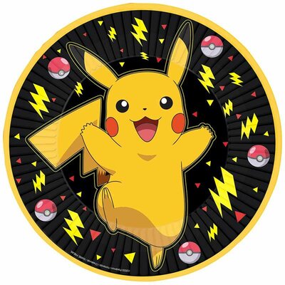 Pokemon Pikachu party bordjes