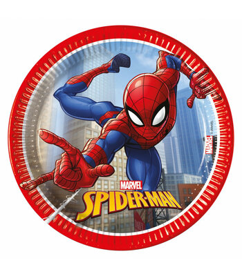 Spiderman taartbordjes Crime Fighter