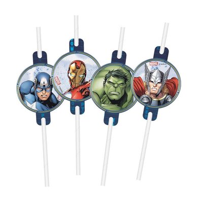 Avengers rietjes - 4 stuks