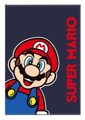 Super Mario fleece deken 100x140cm Face