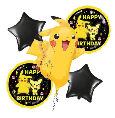 Pokemon Happy Birthday folie ballonnen set Pikachu
