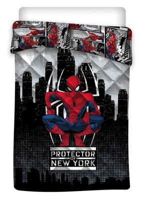 Spiderman deken - bedsprei NY 140x200cm