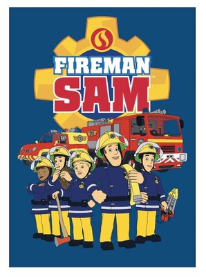 Brandweerman Sam fleece deken 100x140cm