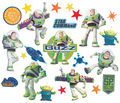 Disney Toy Story wanddecoratie muurstickers Buzz