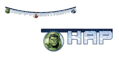 Avengers HAPPY BIRTHDAY letter slinger Heroes - 200cm