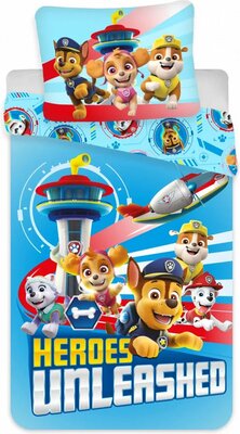 Paw Patrol dekbedovertrek Heroes - 140x200cm