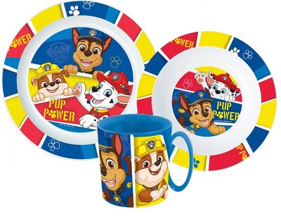 Paw Patrol kinderservies 3-delig