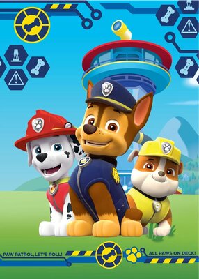 Paw Patrol fleece deken Tower 100x140cm