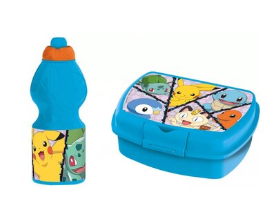 Pokemon broodtrommel met drinkbeker set