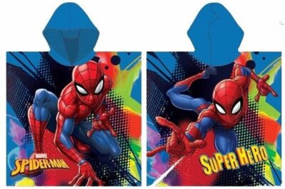 Spiderman poncho 55x110cm
