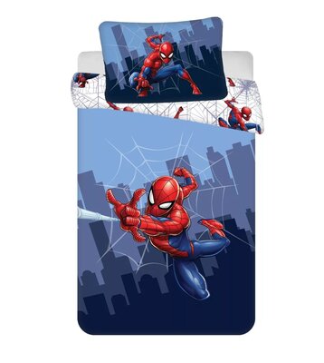 Spiderman peuter dekbedovertrek Web 100x135cm