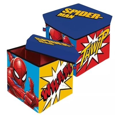 Spiderman zit opbergbox - 30x30x30cm