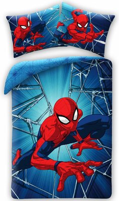 Spiderman dekbedovertrek Webslinger 140x200cm - 100% katoen