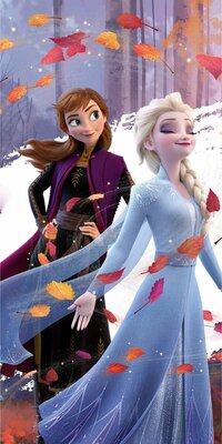 Disney Frozen badlaken of strandlaken Herfst - 100% katoen