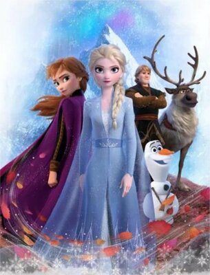 Disney Frozen fleece deken - Storm 130x170cm