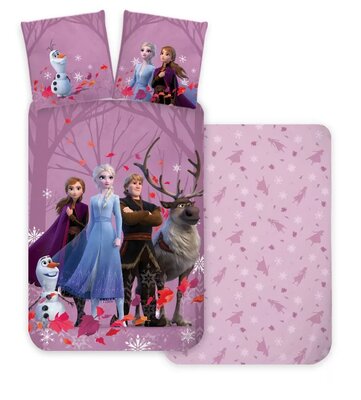 Disney Frozen dekbedovertrek Wind 140x200cm - 100% katoen