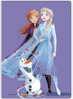 Disney Frozen fleece deken - Herfst