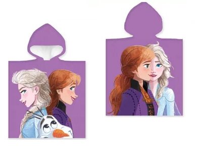 Disney Frozen poncho 50x100cm Purple