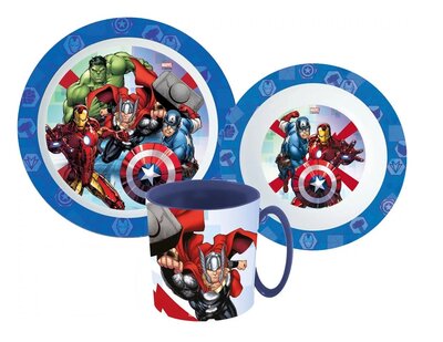 The Avengers kinderservies 3-delig