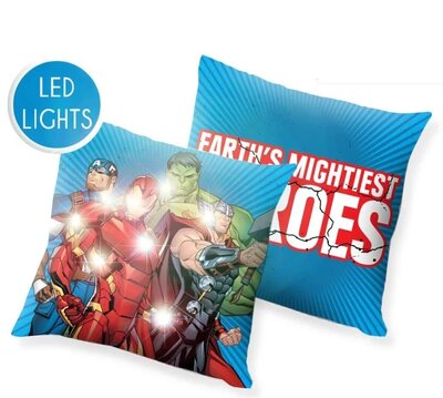 The Avengers sierkussen met LED lampjes