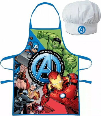 The Avengers kook- keukenset - schort met koksmuts