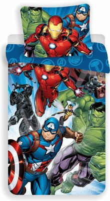 The Avengers dekbedovertrek Heroes 140x200cm - 100% katoen