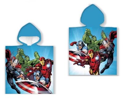 The Avengers poncho 50x100cm katoen