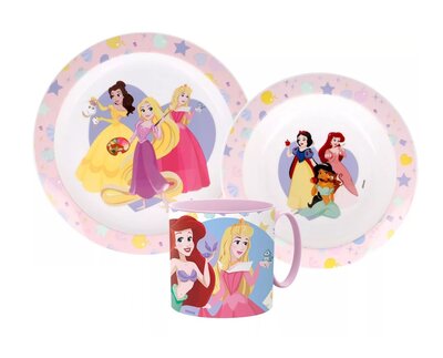 Disney Princess kinderservies 3-delig