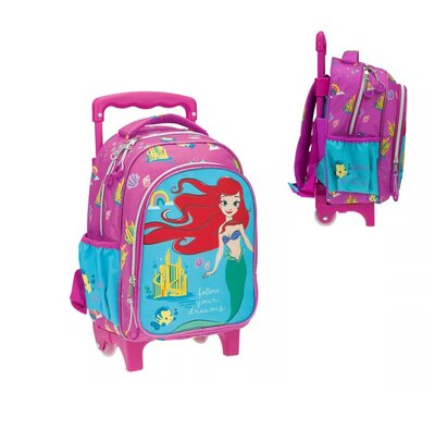 Disney Princess Ariël trolley rugzak 30x25x15cm.