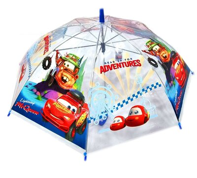 Disney Cars paraplu - regenscherm 76cm doorsnede transparant