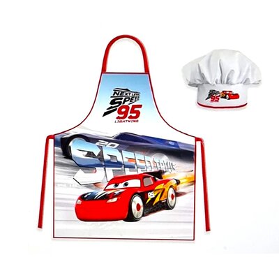 Disney Cars kook- keukenset  95 - schort met koksmuts