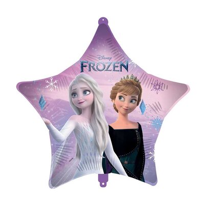 Disney Frozen folie ballon Magical Star met ballongewicht en lint
