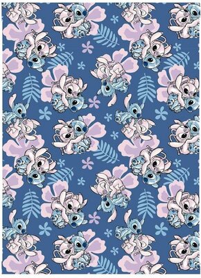 Lilo en Stitch fleece deken - 110x150cm