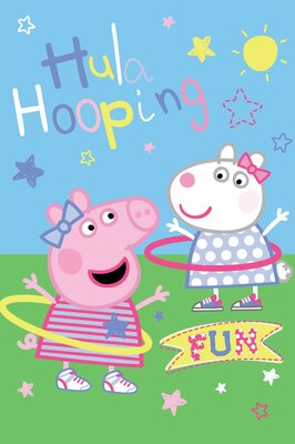 Peppa Pig fleece deken Fun