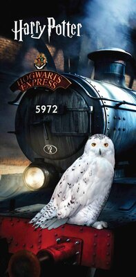 Harry Potter badlaken of strandlaken Hogwarts Express 140x70cm