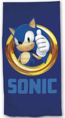 Sonic the Hedgehog badlaken - strandlaken katoen