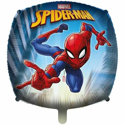 Spiderman folie ballon Crime Fighter Web inclusief ballongewicht en lint