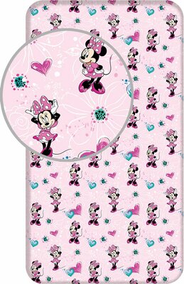 Minnie Mouse hoeslaken Flowers