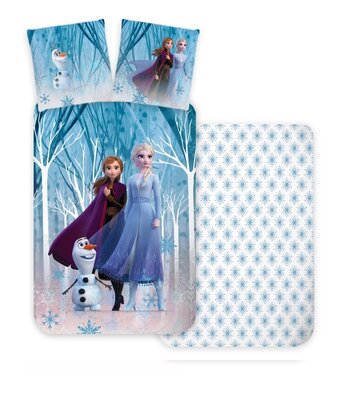 Disney Frozen peuter dekbedovertrek Snow 100x135cm