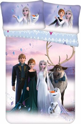 Disney Frozen peuter dekbedovertrek Group 100x135cm