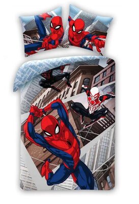 Spiderman dekbedovertrek Manhattan 140x200cm - 100% katoen