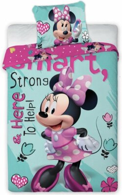 Minnie Mouse dekbedovertrek Smart 140x200cm