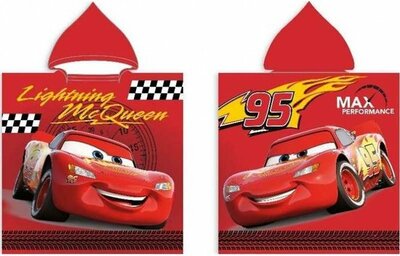 Disney Cars poncho met capuchon 50x100cm