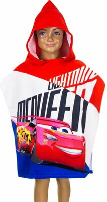 Disney Cars poncho met capuchon 55x110cm