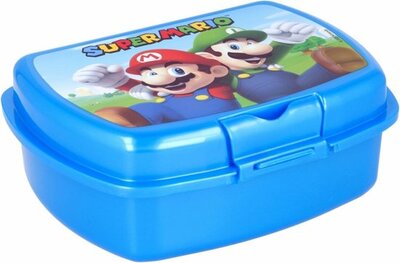 Super Mario broodtrommel met kleurrijke print!
