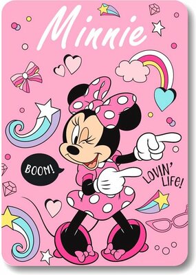 Minnie Mouse fleece deken