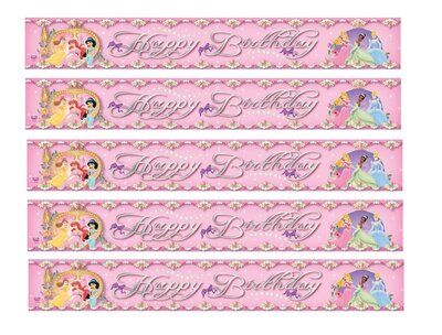 Disney Princess folie slinger 450cm lang