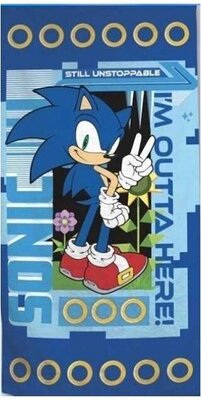 Sonic the Hedgehog strandlaken 70x140cm.