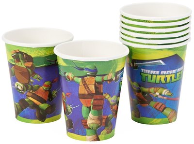 Teenage Mutant Ninja Turtles party bekers